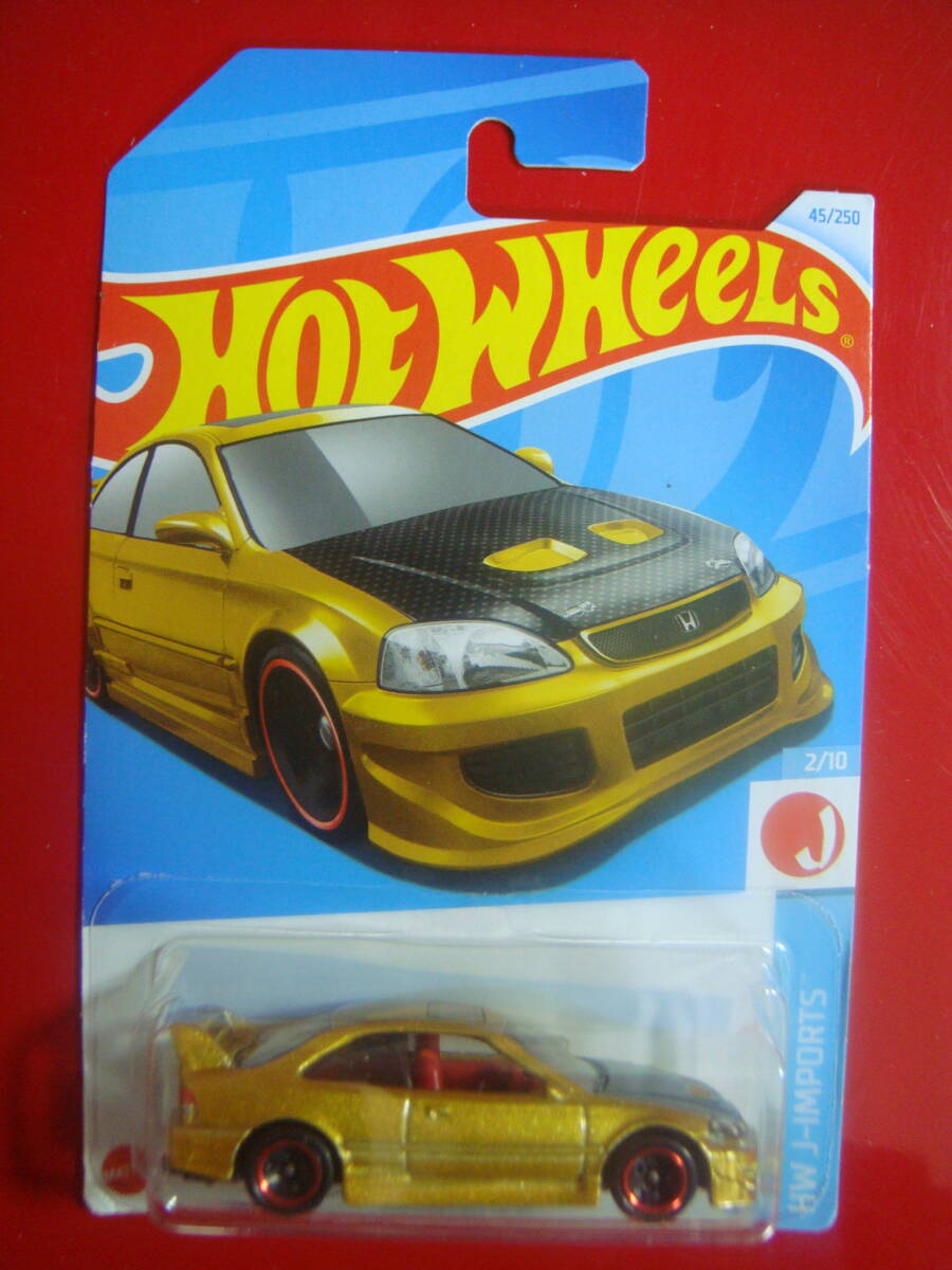 HOTWHEELS ホンダ シビック Si 金【レアミニカー】の画像1