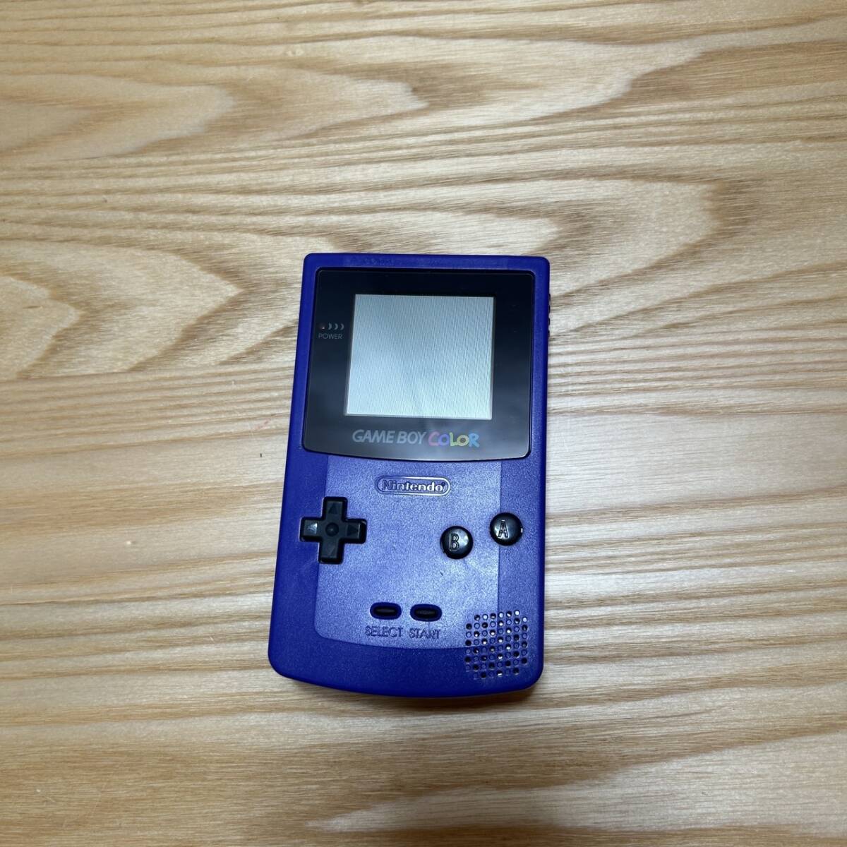 ☆動作品 Nintendo 任天堂 ニンテンドー GAMEBOY COLOR ゲームボーイカラー CGB-001 パープル ゲーム機 箱/取説付(中古品/現状品/保管品)☆の画像2