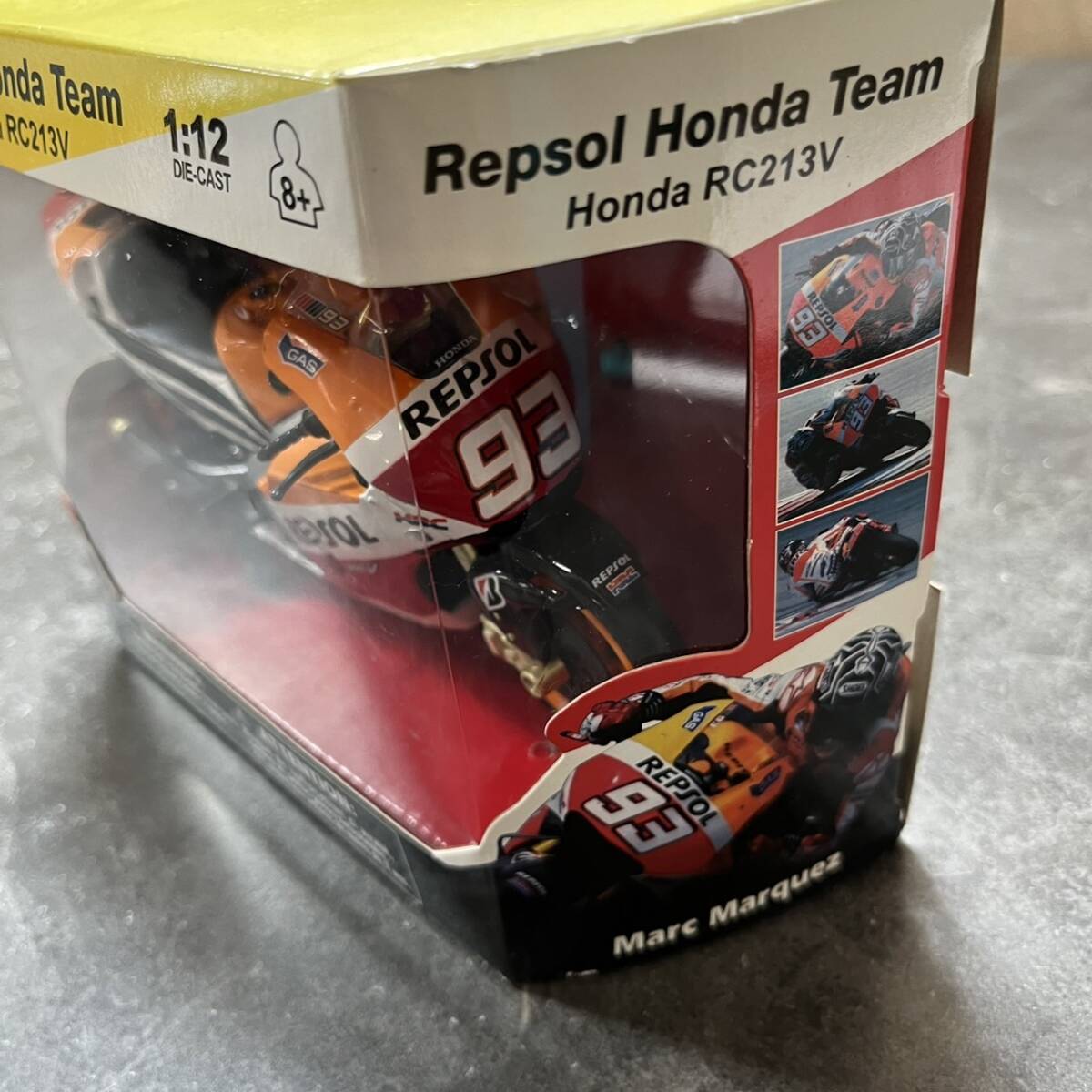 ☆美品 AOSHIMA アオシマ Repsol Honda Team Honda RC213V 1/12スケール ミニチュアバイク バイク 模型 箱付(中古品/現状品/保管品)☆_画像2