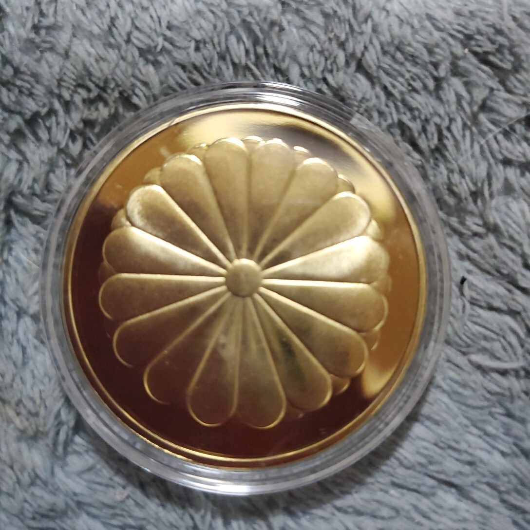  Japan gold coin phoenix .. .. heaven .. under . immediately rank memory memory medal 24KGP