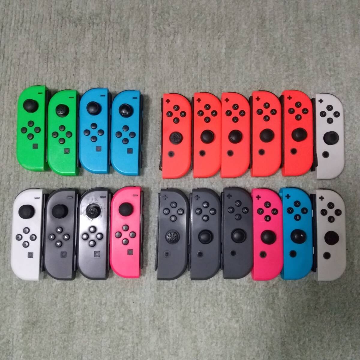 [ Junk * работоспособность не проверялась ] nintendo переключатель Joy темно синий 20 шт продажа комплектом 1 иен старт & бесплатная доставка Nintendo Switch Joy-Con nintendo оригинальный товар 