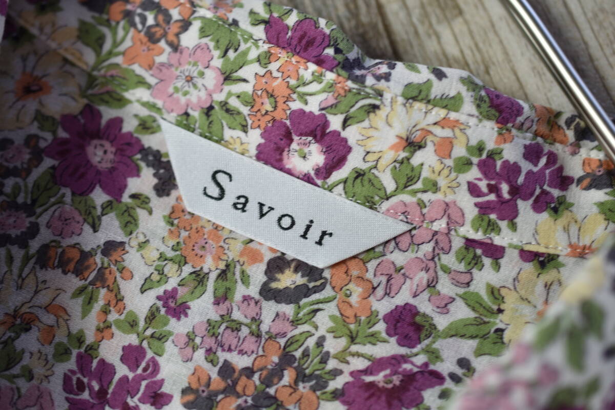 Savoirsavoa цветочный принт over блуза рубашка размер M
