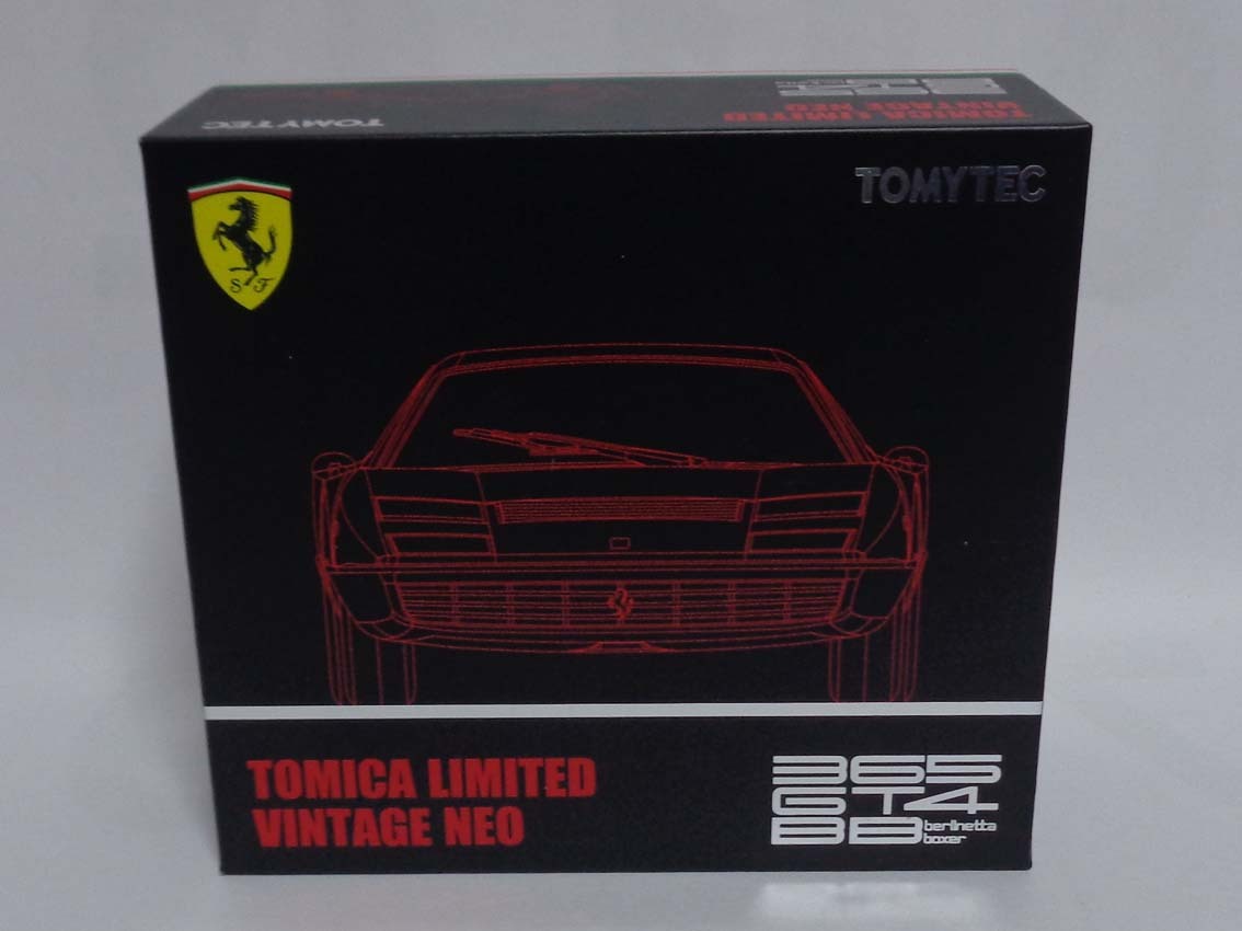 1/64【TOMYTEC】TLV　フェラーリ　365GTB4（赤/黒）_画像1