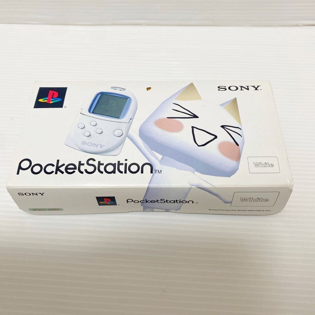 1000 иен лот не использовался товар SONY Sony PocketStation PocketStation белый SCPH-4000