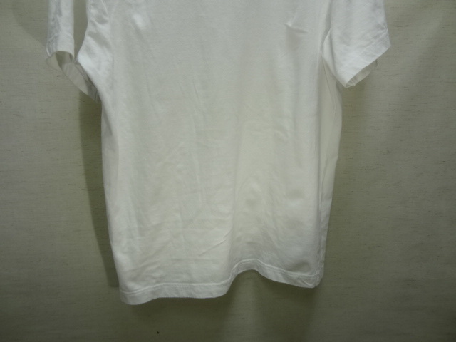 全国送料無料 ベン デイビス BEN DAVIS レディース 綿100% ポケット付クルーネック 半袖 白色 Tシャツ FREEサイズ_画像9