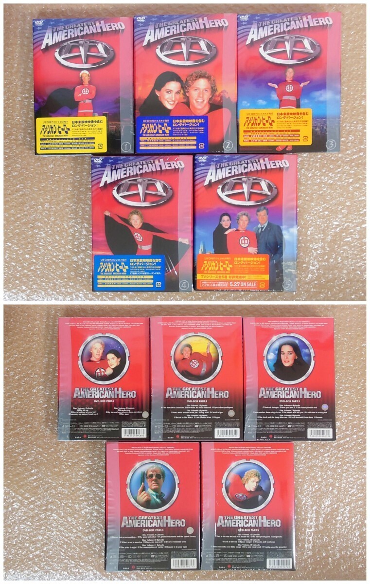 M-11 american hero DVD box PART.1~PART.5 TV series all 5 volume /THE GREATEST AMERICAN HERO DVD BOX