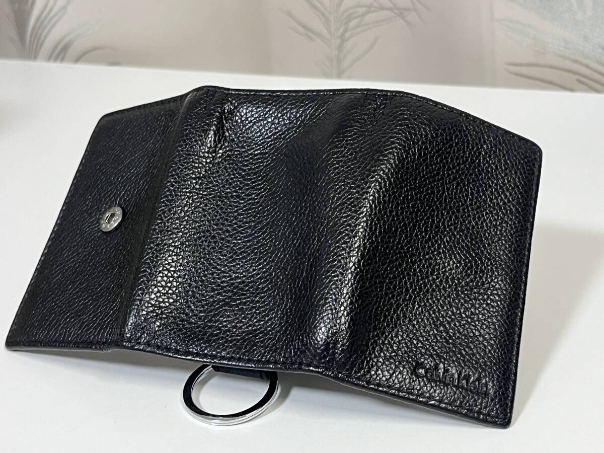 Calvin Klein / カルバンクライン　キーケース　ブラックレザー　中古品_画像5