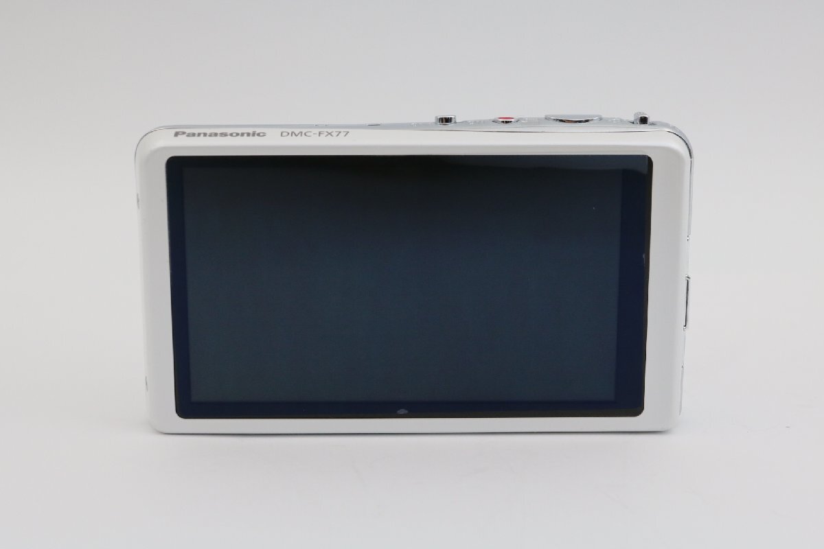 《動作保証》 パナソニック Panasonic Lumix DMC-FX77 リリーホワイト コンパクト デジタル カメラ 広角24mm ズーム5倍 1410万画素_画像7