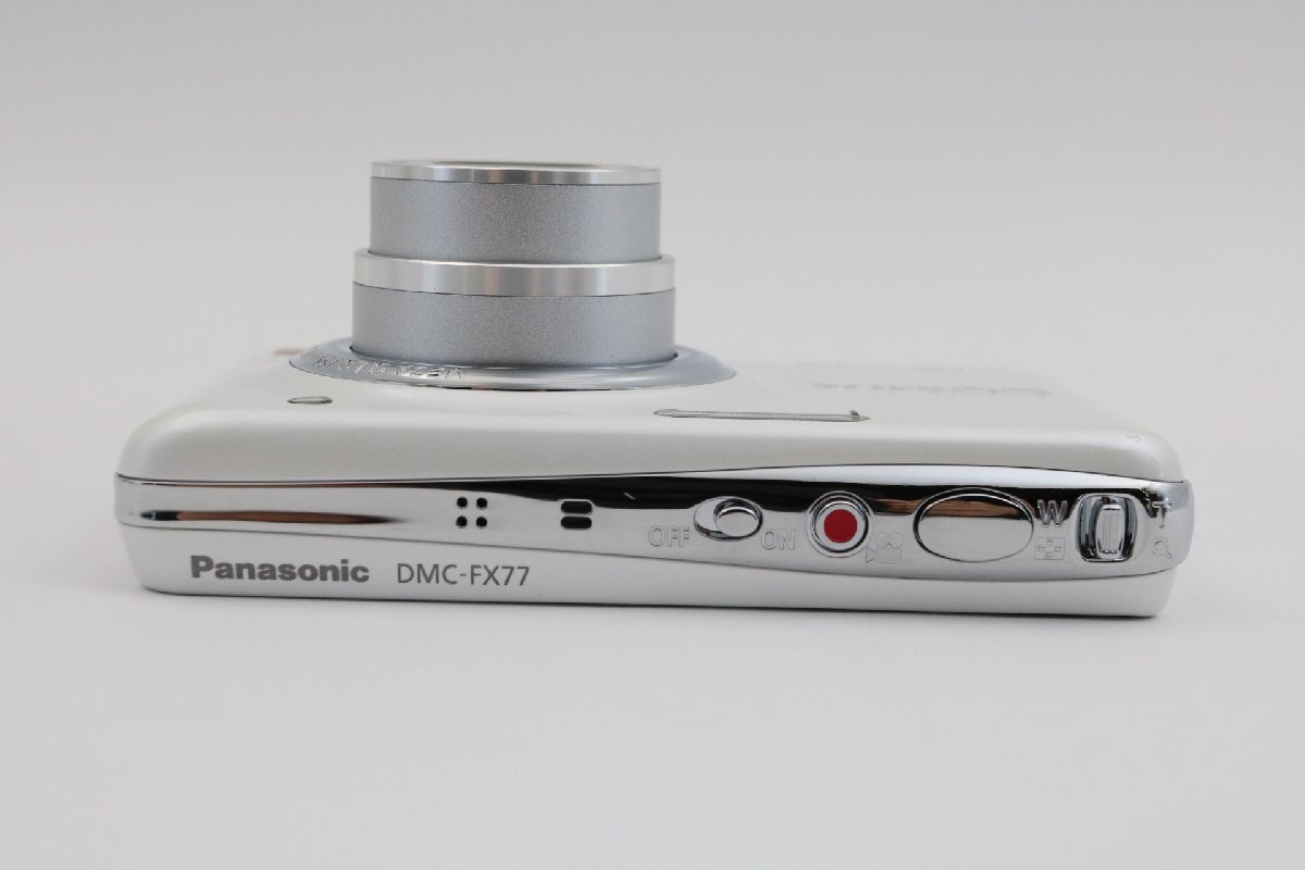 《動作保証》 パナソニック Panasonic Lumix DMC-FX77 リリーホワイト コンパクト デジタル カメラ 広角24mm ズーム5倍 1410万画素_画像5