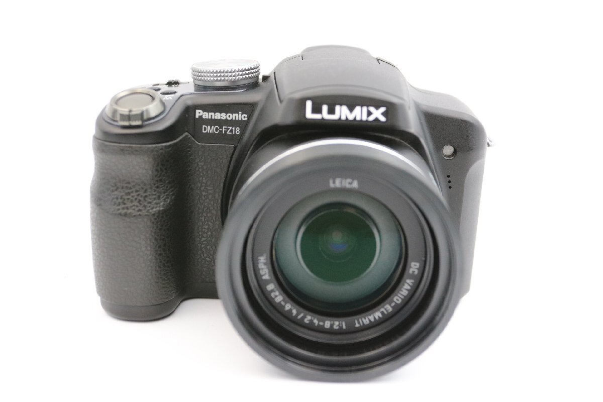 《動作保証》 Panasonic パナソニック LUMIX ルミックス DMC-FZ18 広角28mm 光学18倍ズーム コンパクト デジタル カメラ 充電器 バッテリー_画像2