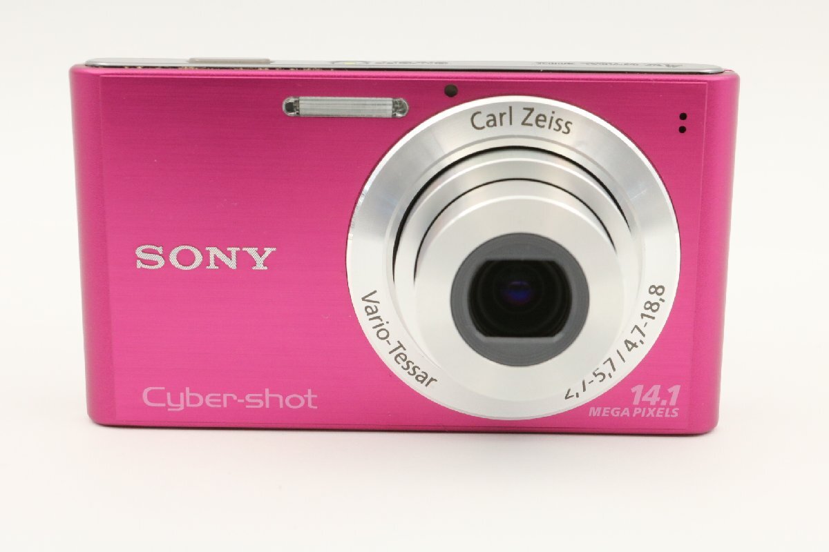 《動作保証》SONY ソニー Cyber-shot サイバーショット DSC-W320 ピンク コンパクト デジタル カメラ 1410万画素 広角26mm 光学4倍 BAT.付_画像2