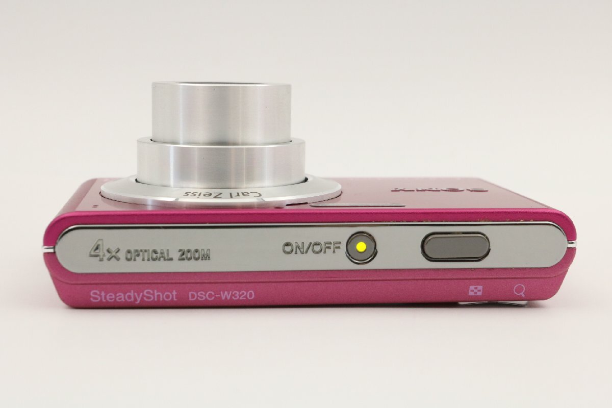 《動作保証》SONY ソニー Cyber-shot サイバーショット DSC-W320 ピンク コンパクト デジタル カメラ 1410万画素 広角26mm 光学4倍 BAT.付_画像5