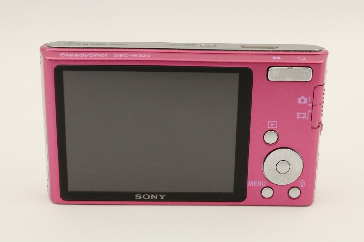 《動作保証》SONY ソニー Cyber-shot サイバーショット DSC-W320 ピンク コンパクト デジタル カメラ 1410万画素 広角26mm 光学4倍 BAT.付_画像7