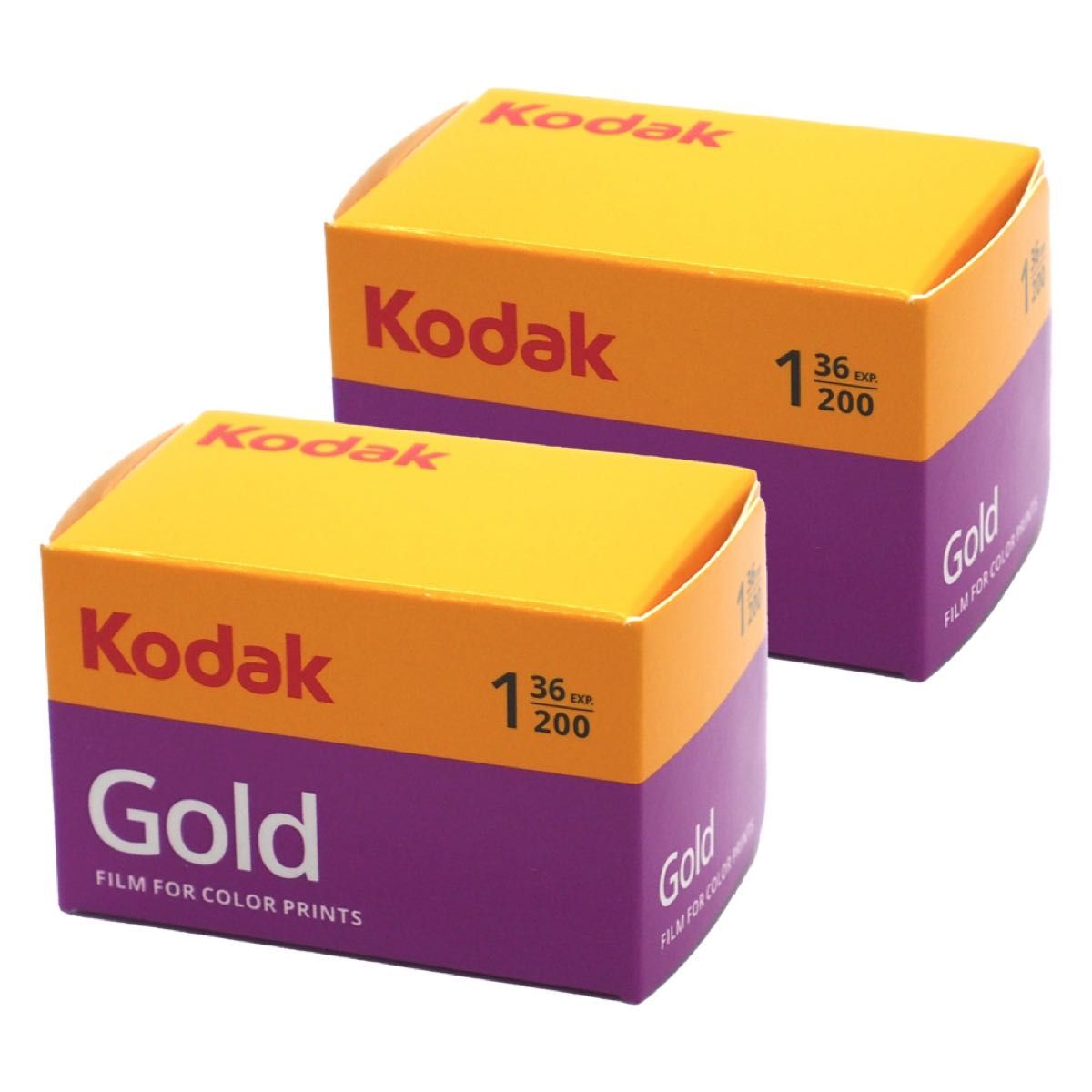 カラーネガフィルム コダック　Kodak Gold 200 36枚撮り2本