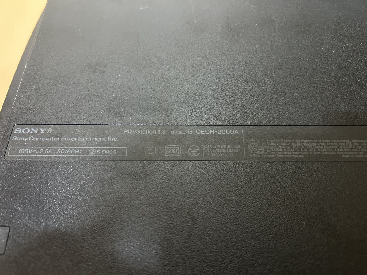 同梱可　ジャンク　PS3本体　CECH-2000A チャコールブラック SONY PlayStation3 封印シールあり　120GB_画像6