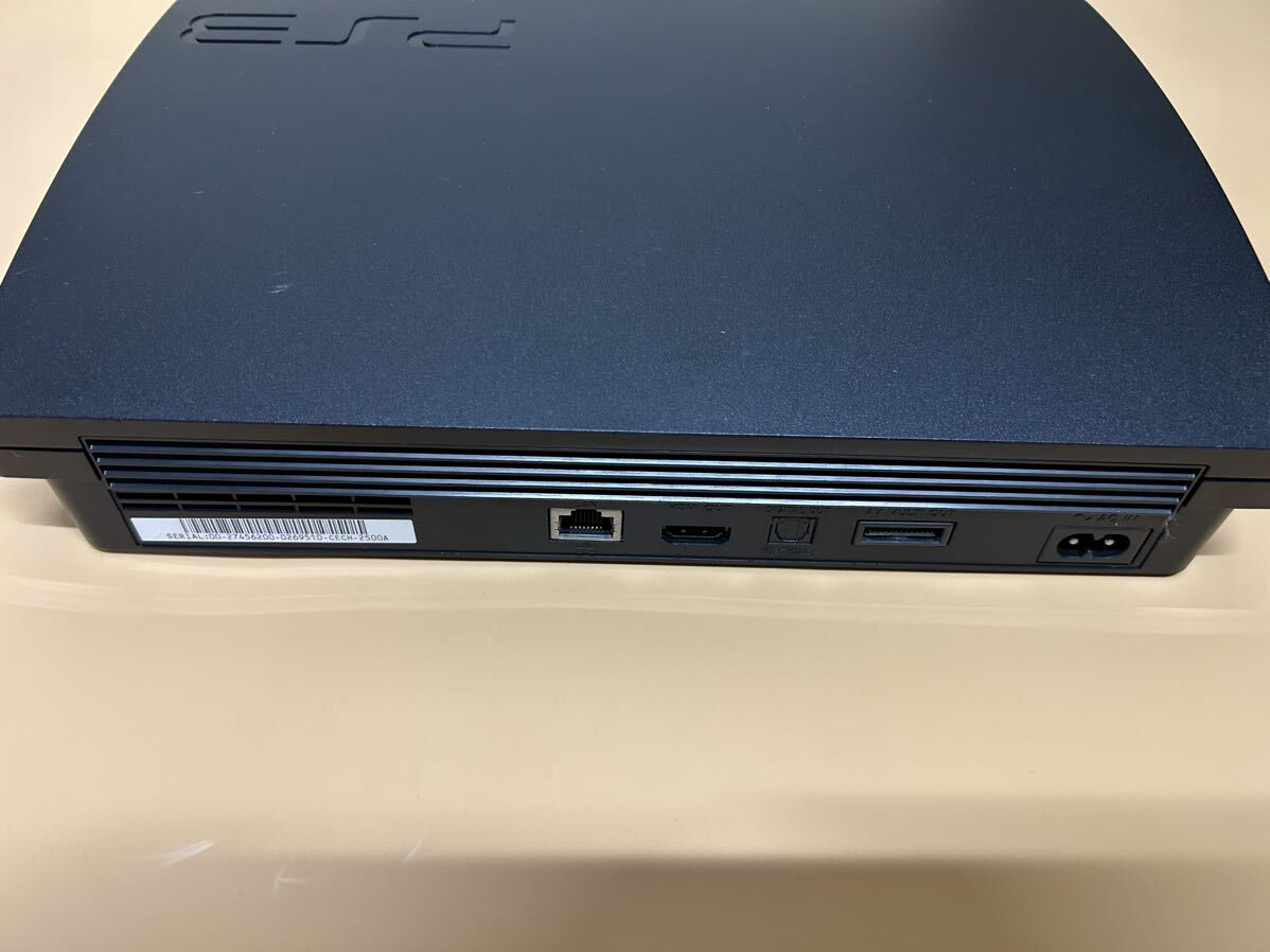 同梱可　ジャンク　SONY PlayStation 3本体　CECH-2500A チャコールブラック　封印シールあり　160GB_画像4