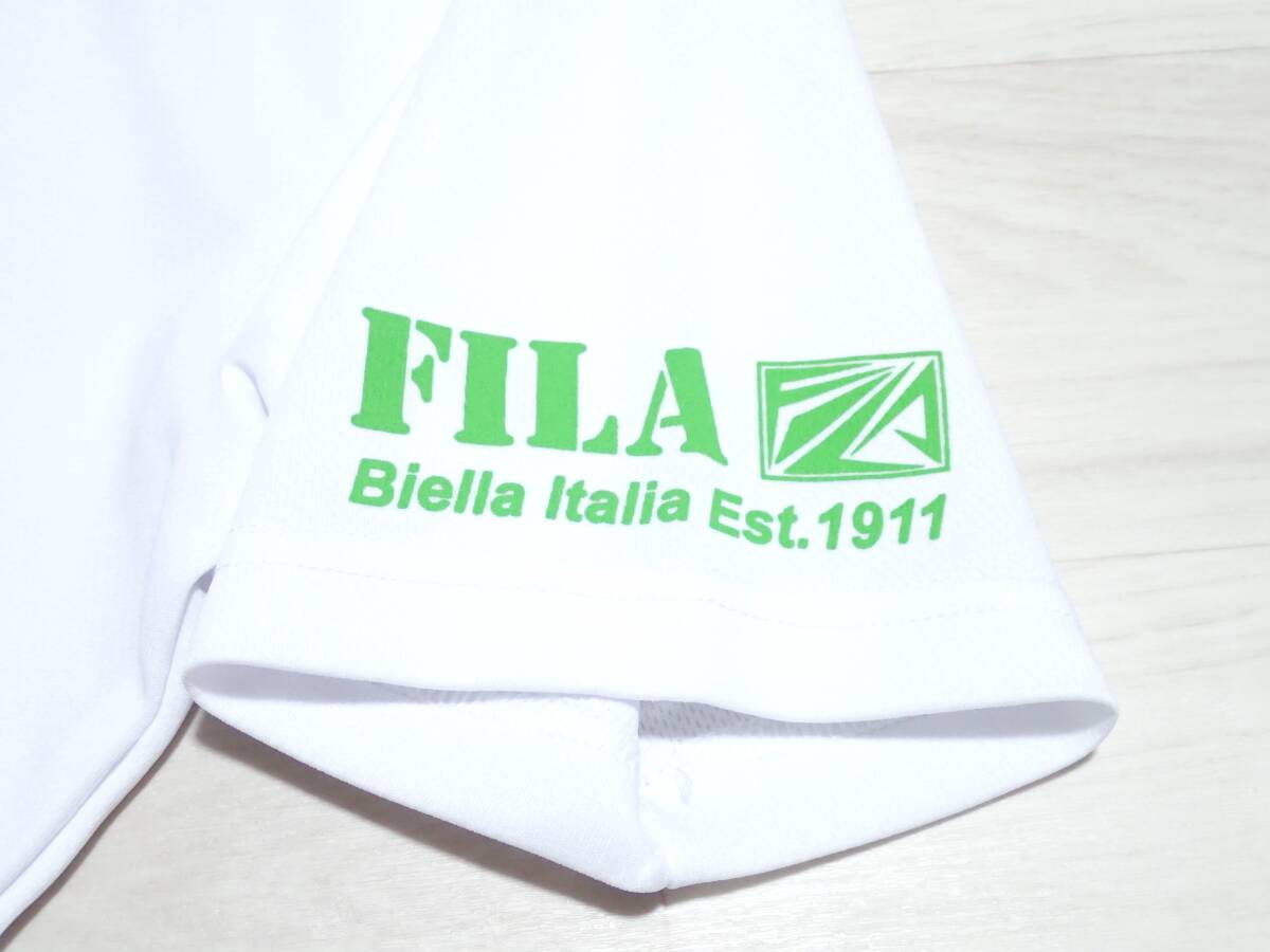 ☆FILA　☆フィラ　☆Biella ITALIA　☆ビエッラ　☆ハーフジップ　☆YKKファスナー　☆モックネック半袖　☆メンズ　☆大寸　☆LL　_画像5