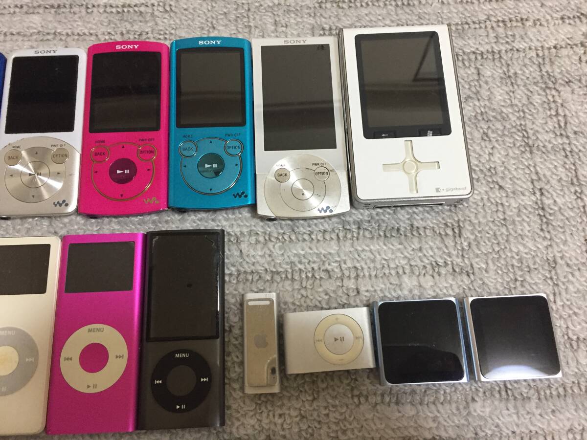 Apple iPod SONY Sony WALKMAN состояние не проверка 22 шт. суммировать Junk 