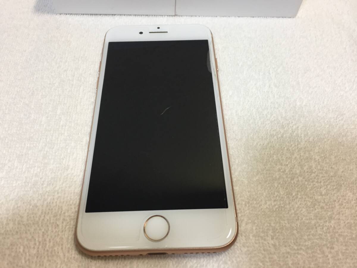 iPhone 8 64GB SIMフリー MQ7A2J/A 判定○ SIMロック解除済 Apple アップル 付属品ありの画像2