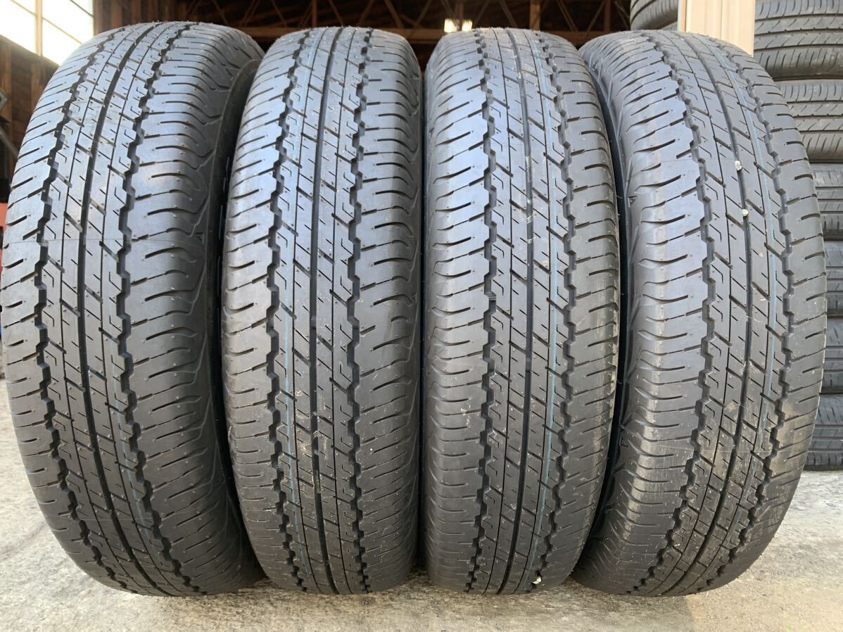 新車外し 夏タイヤ4本セット DUNLOP GRANDTREK AT20 195/80R15 96S 2023年 ジムニー_画像1