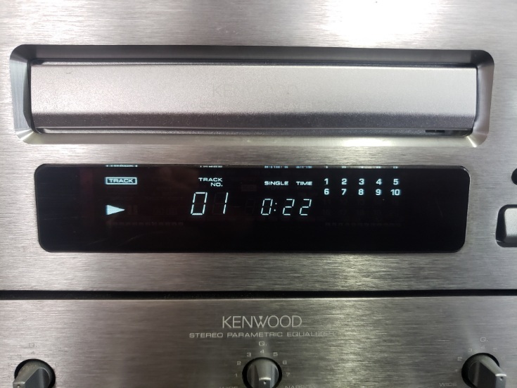 KENWOOD ケンウッド システムコンポ A-1001 DP-1001 GE-1001 アンプ CDプレイヤー イコライザー_画像3