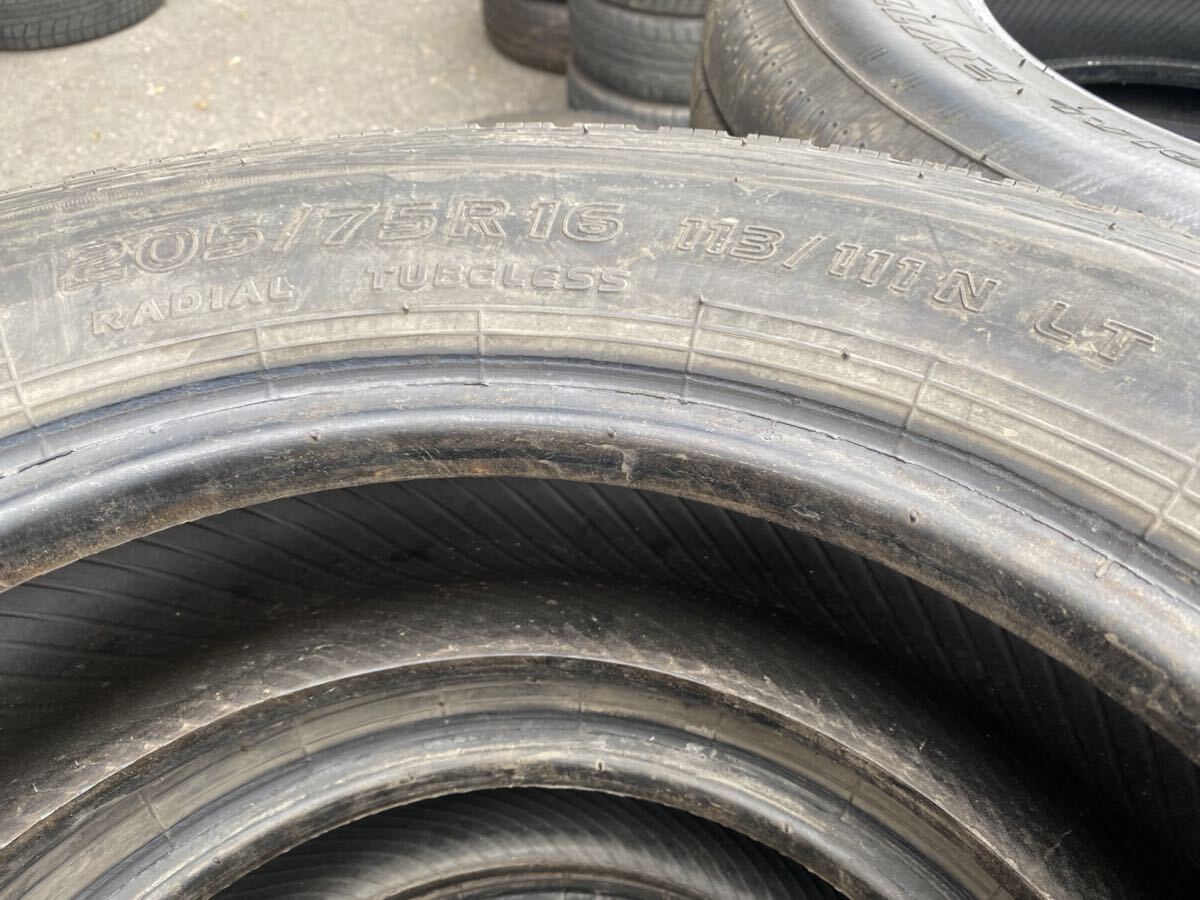 ナ4924 送料無料　TOYO DELVEX M134 205/75R16 113/111N 2022年製　4本価格_画像7