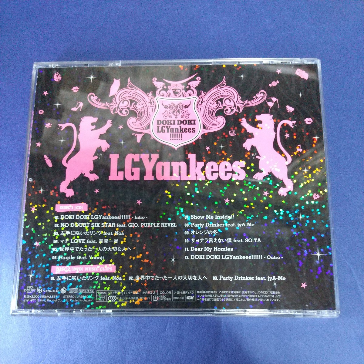 【CDアルバム】LGYankees「DOKI DOKI」CD+DVD キングレコード_画像4