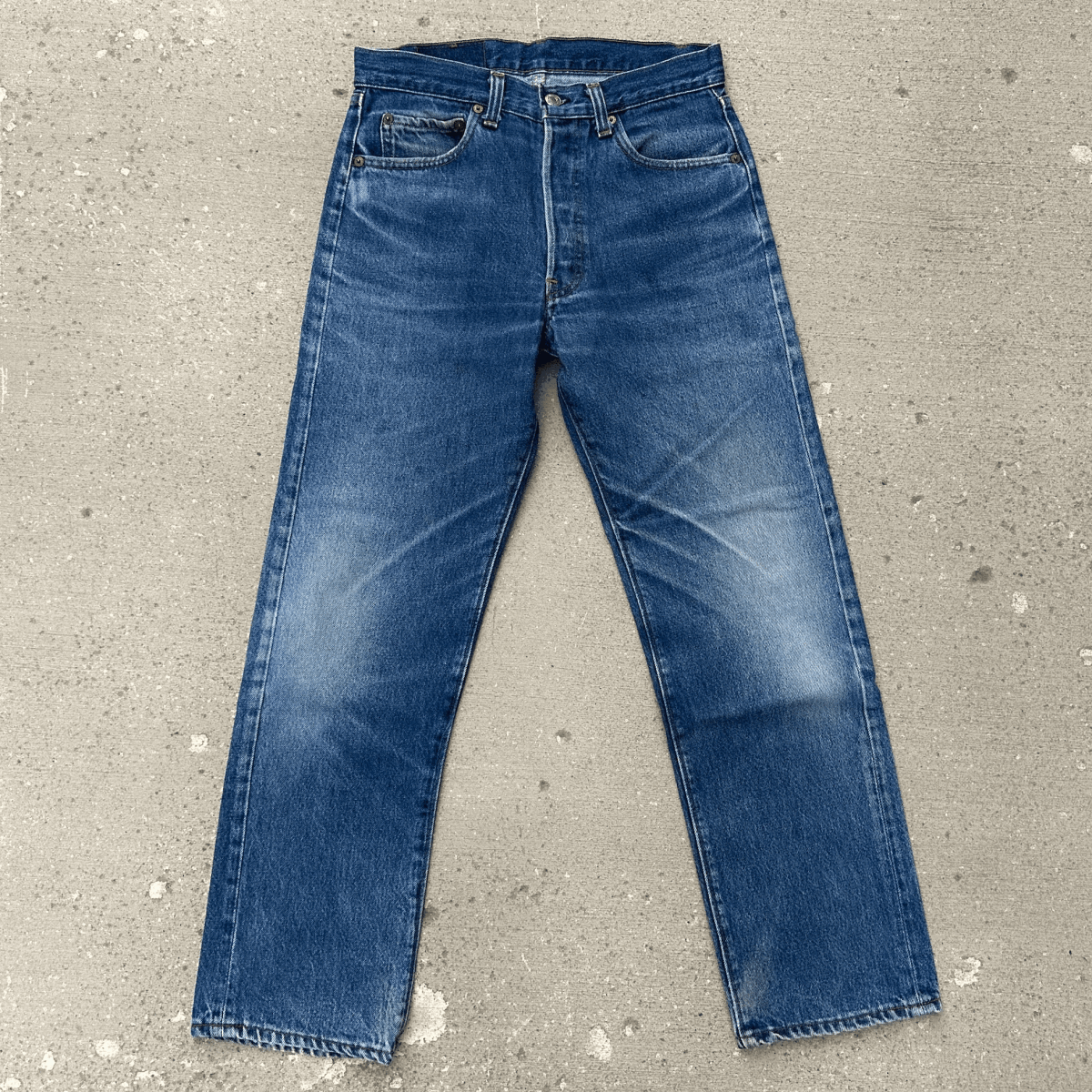 ハチマル 米国製 80s オリジナル Levi’s 501 W31(W30) CARE入り紙パッチ 金脇割り ビンテージ 1980年代 中古 ジーンズ アメリカUSA製_画像1