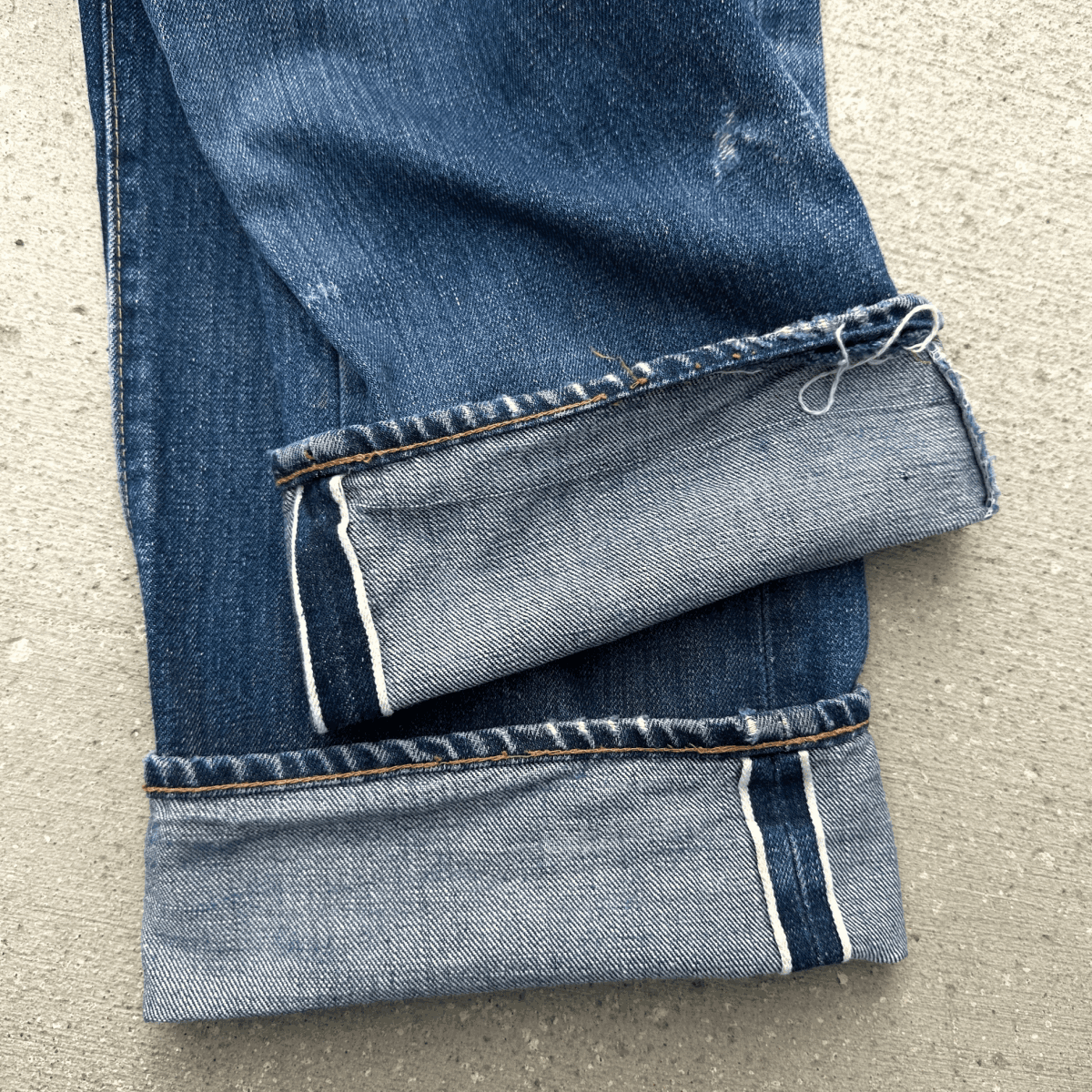 66前期 70s オリジナル LEVI’S 501 ビンテージ W38~W39 バックポケット裏シングル 中古 ジーンズ デニムパンツ 1970年代 SINGLE _画像4