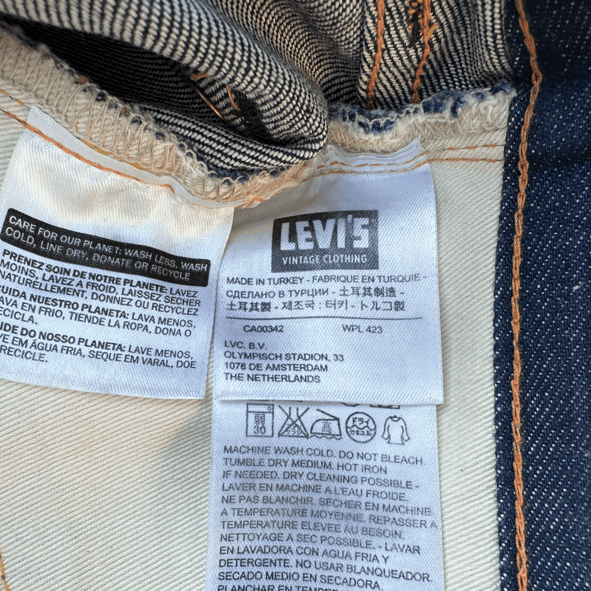 モンローデニム LEVI’S 701 50701-0008 W26(W27) マリリンモンロー 1950年代 レディース セルビッジ デニムパンツ ジーンズ 50s復(fù)刻 LVC