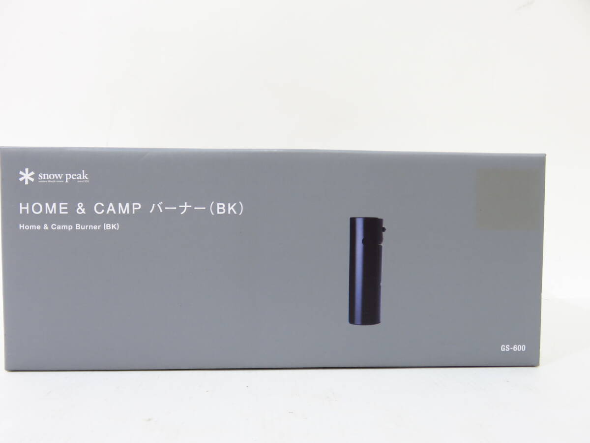 n5438k 【未使用】 Snow Peak スノーピーク Home&Camp バーナー ホーム&キャンプバーナー ブラック BLACK GS-600 [111-000100]_画像5