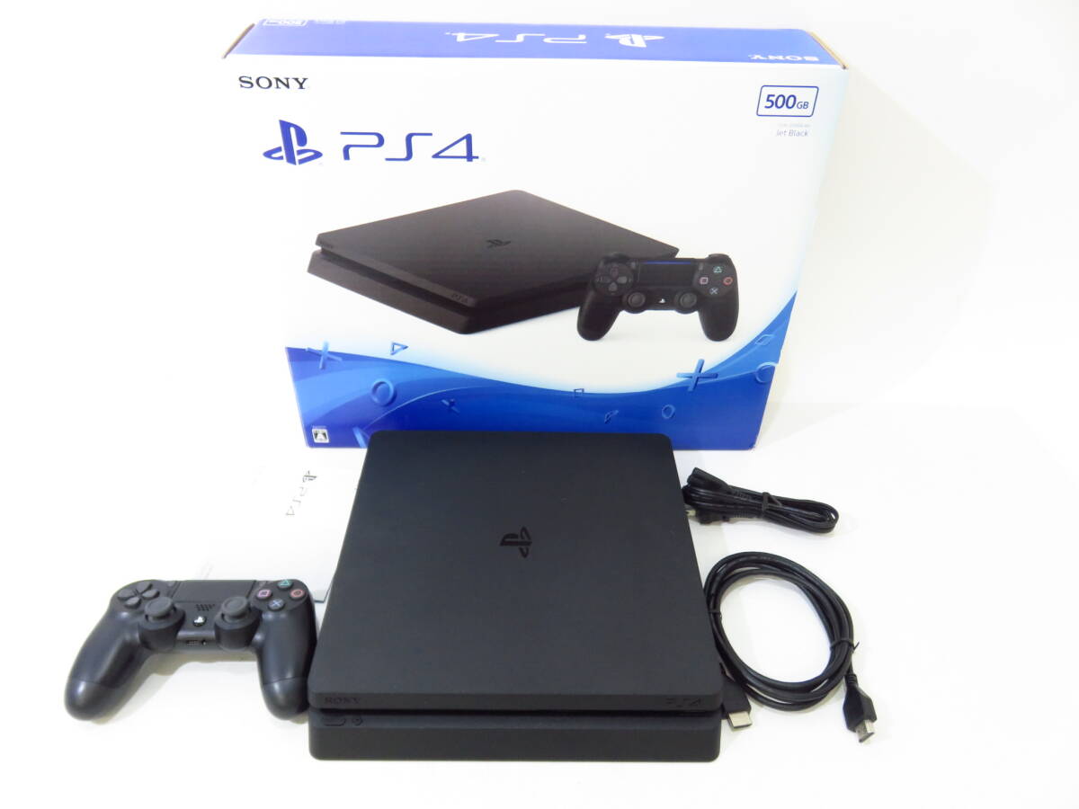 n5446k 【中古】 SONY PlayStation 4 PS4 CUH-2000A 本体一式 ※欠品有 [051-000100]_画像1