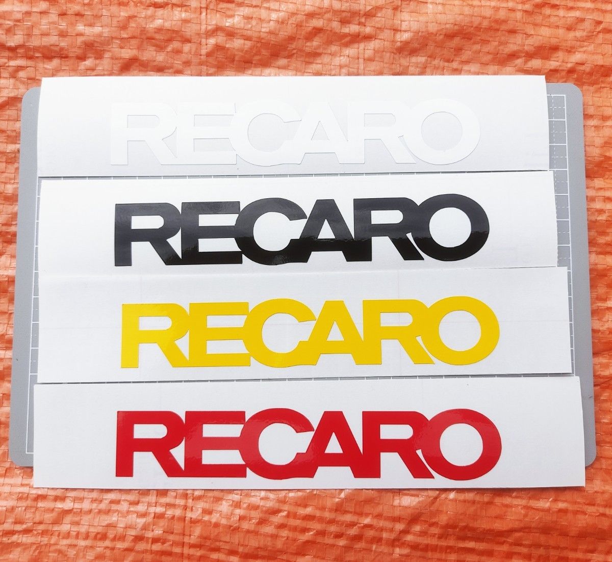 ＃★新品　RECARO/レカロシート　カッティングステッカー/デカール/ワッペン