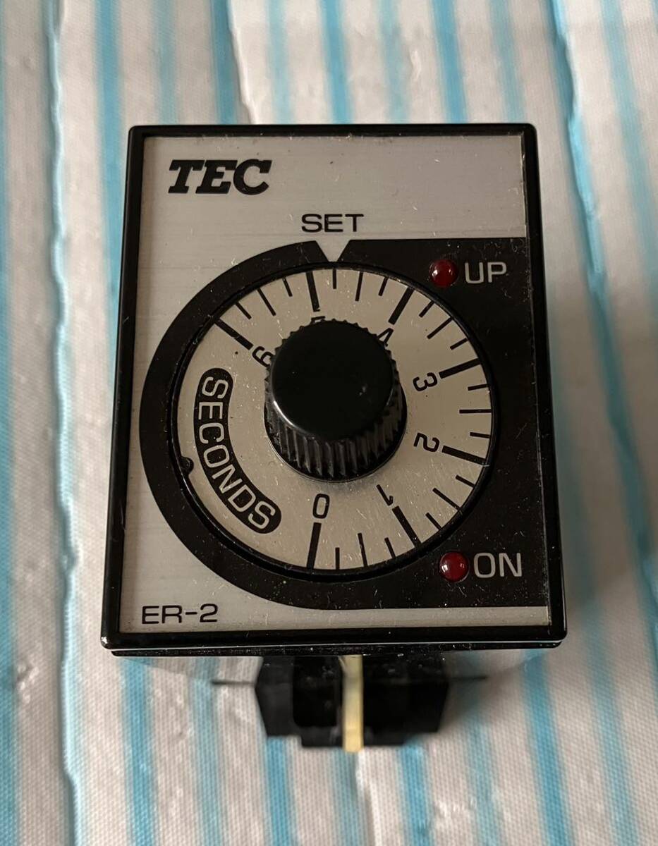 通電確認済　TEC ER-2 TIME DELAY RELAY ER-2106S.Cタイムディレリレー_画像2