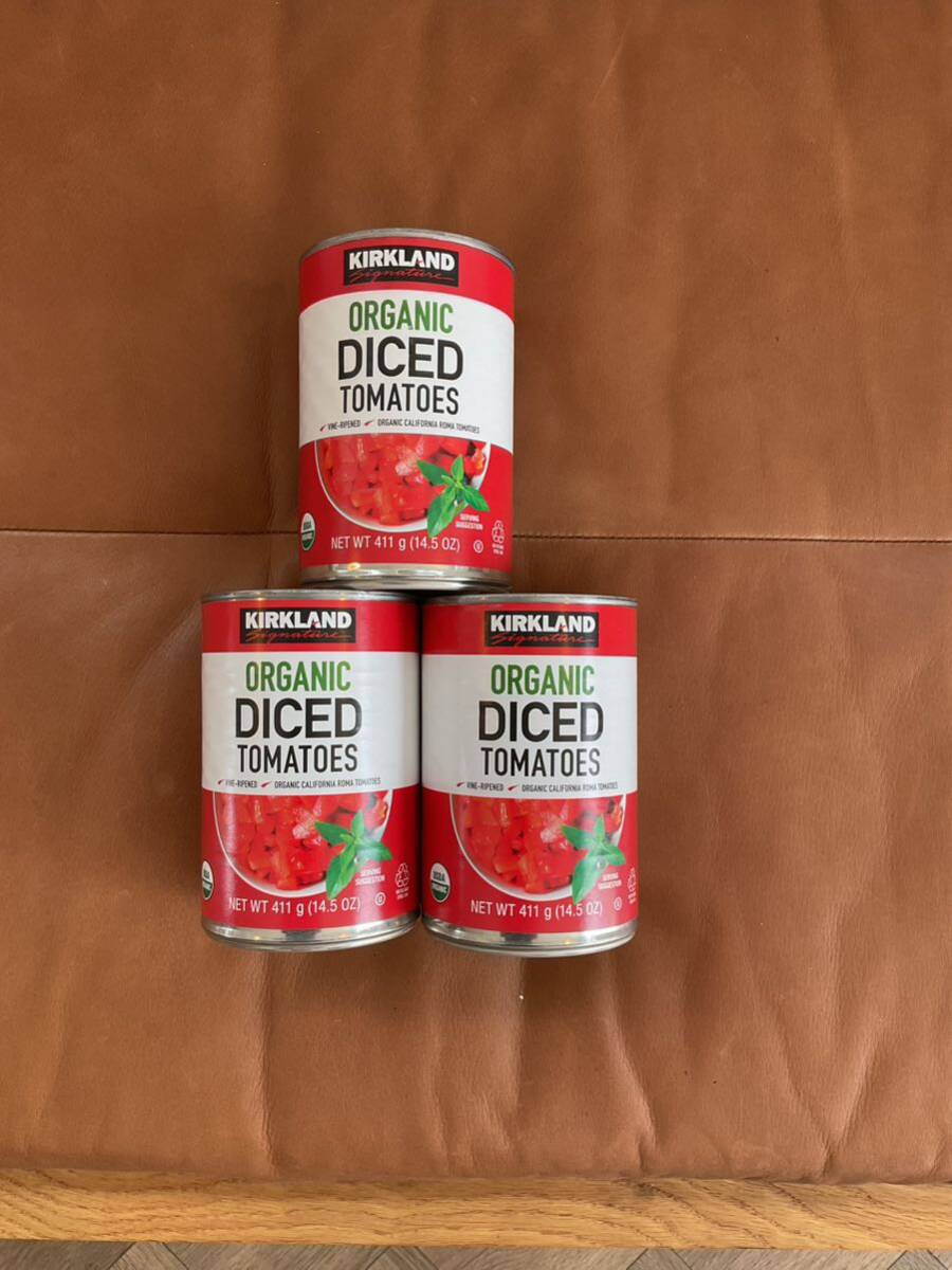  great popularity! car Clan do signature organic dice tomato can! 3 can set!