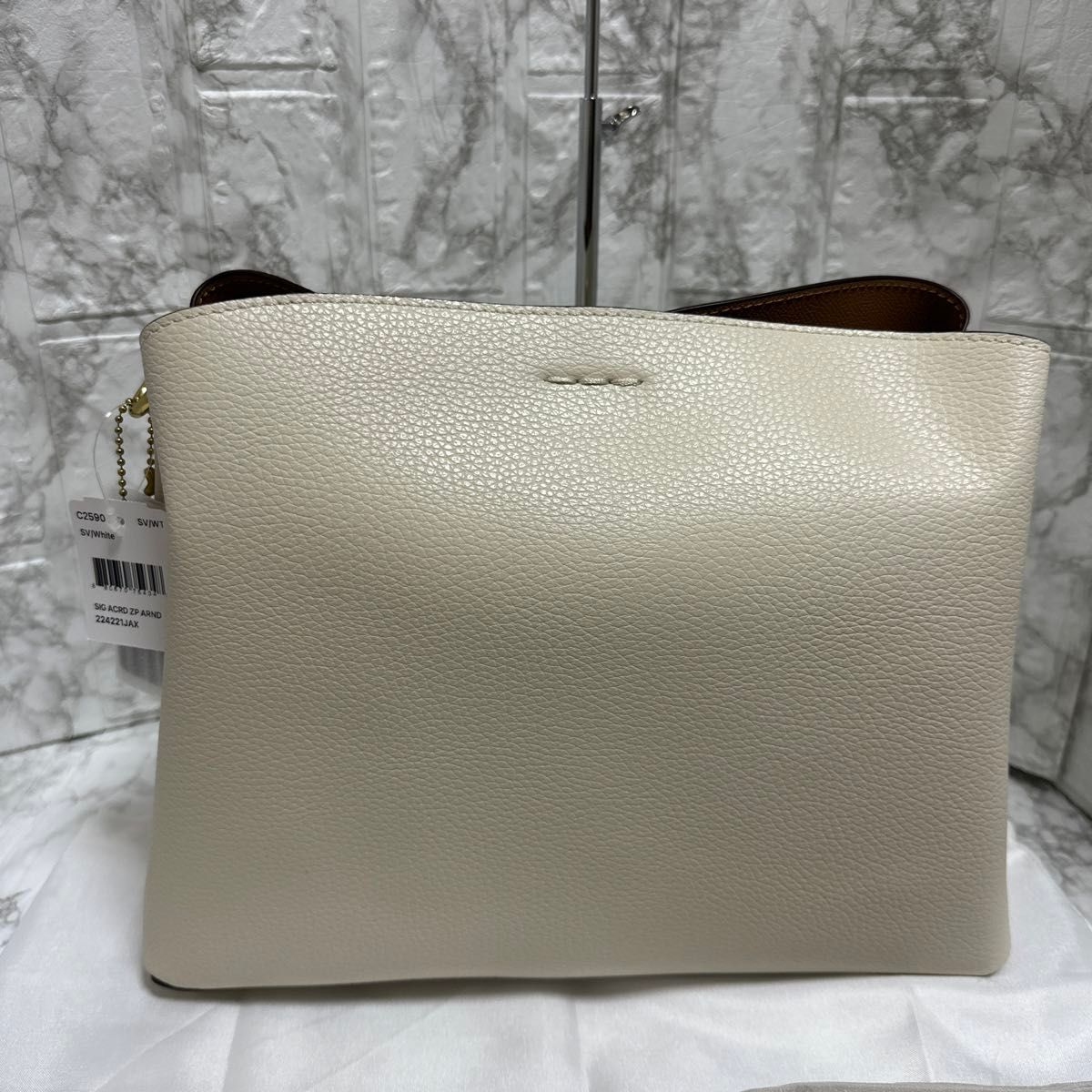 新品★COACH ウィロウ ショルダー バッグ カラーブロックC2590