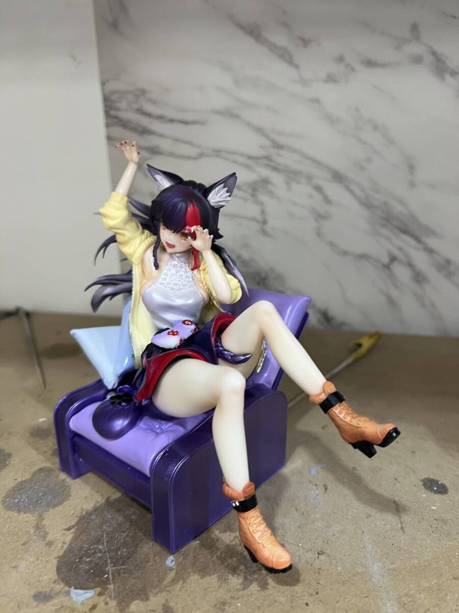 Hololive ホロライブ ガレージキット 大神ミオ 塗装済み 完成品 フィギュアの画像1