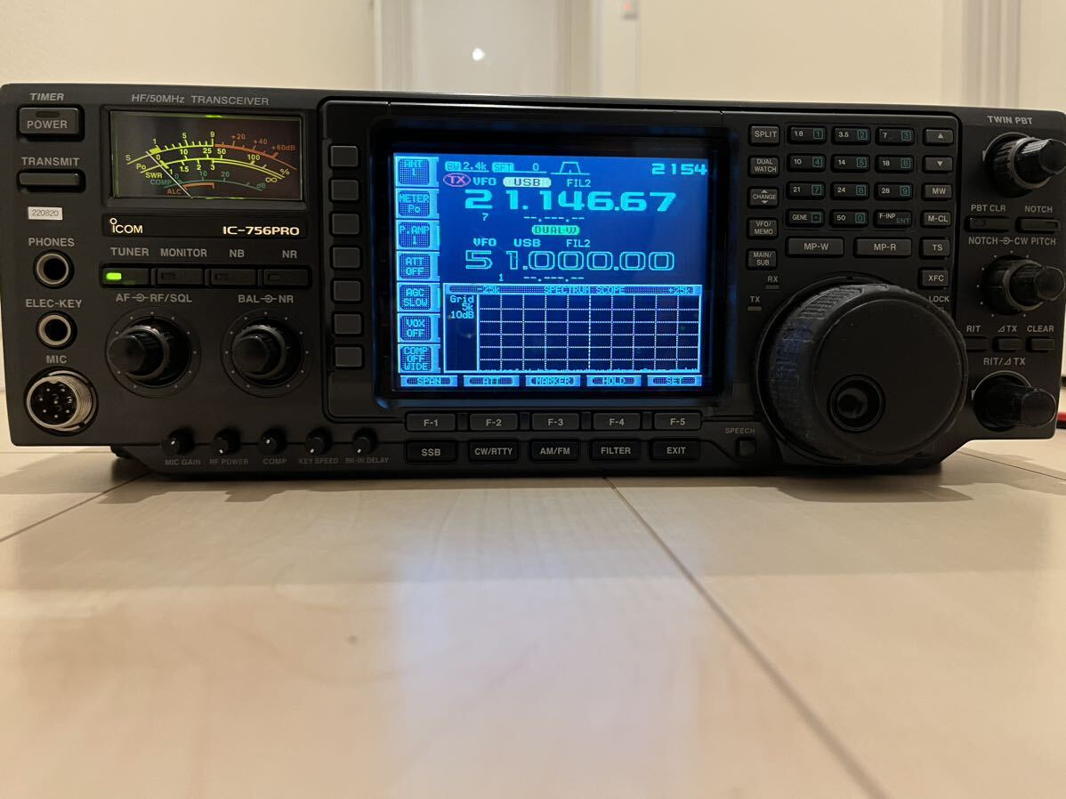 ICOM IC-756PRO 100W прекрасный товар 