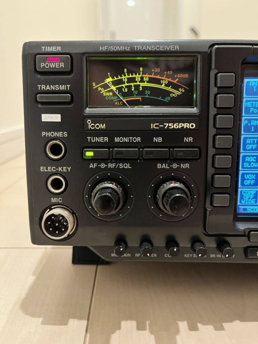 ICOM IC-756PRO 100W прекрасный товар 