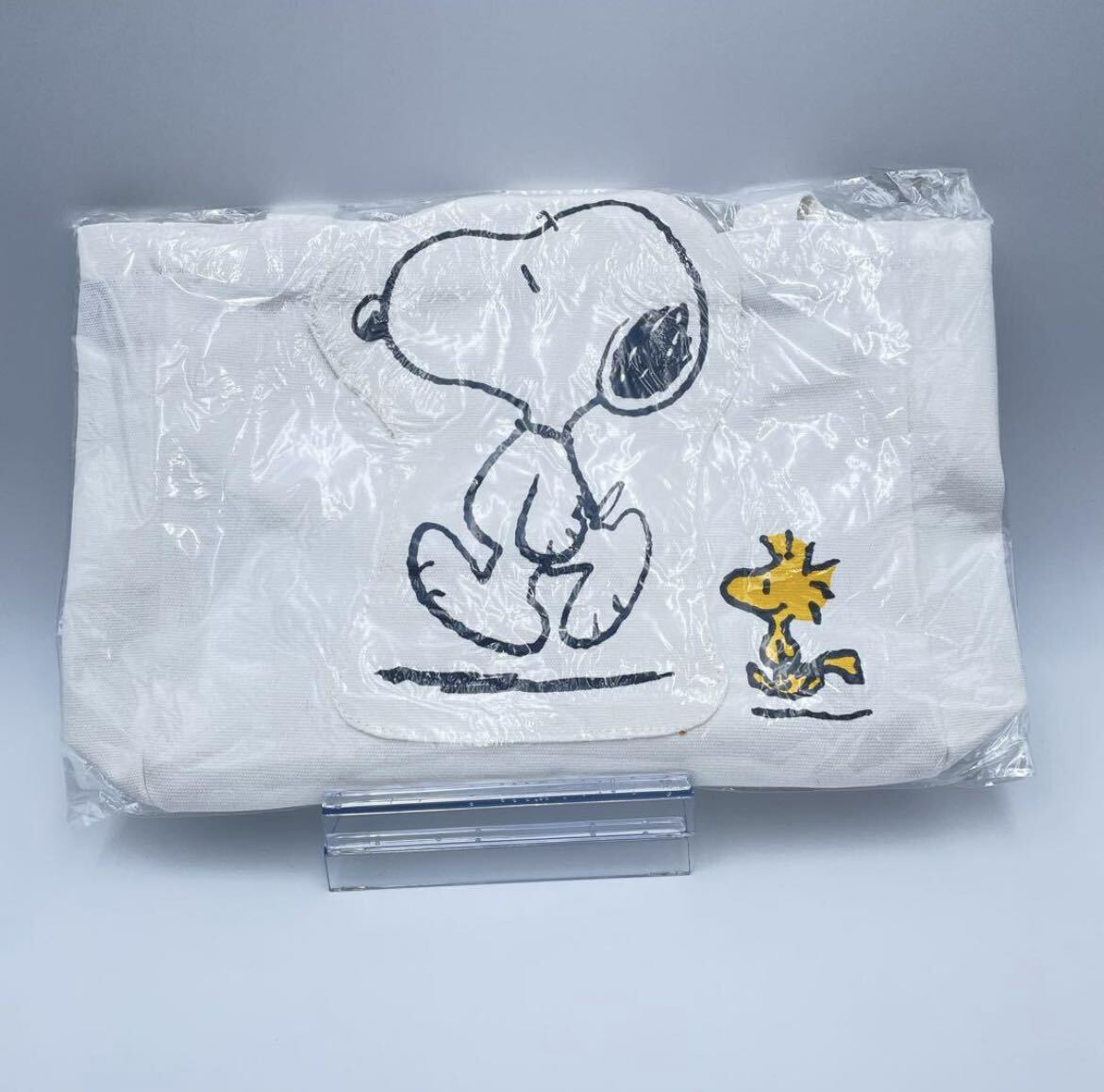 未使用　SNOOPY トートバッグ　白　スヌーピー エコバッグ 