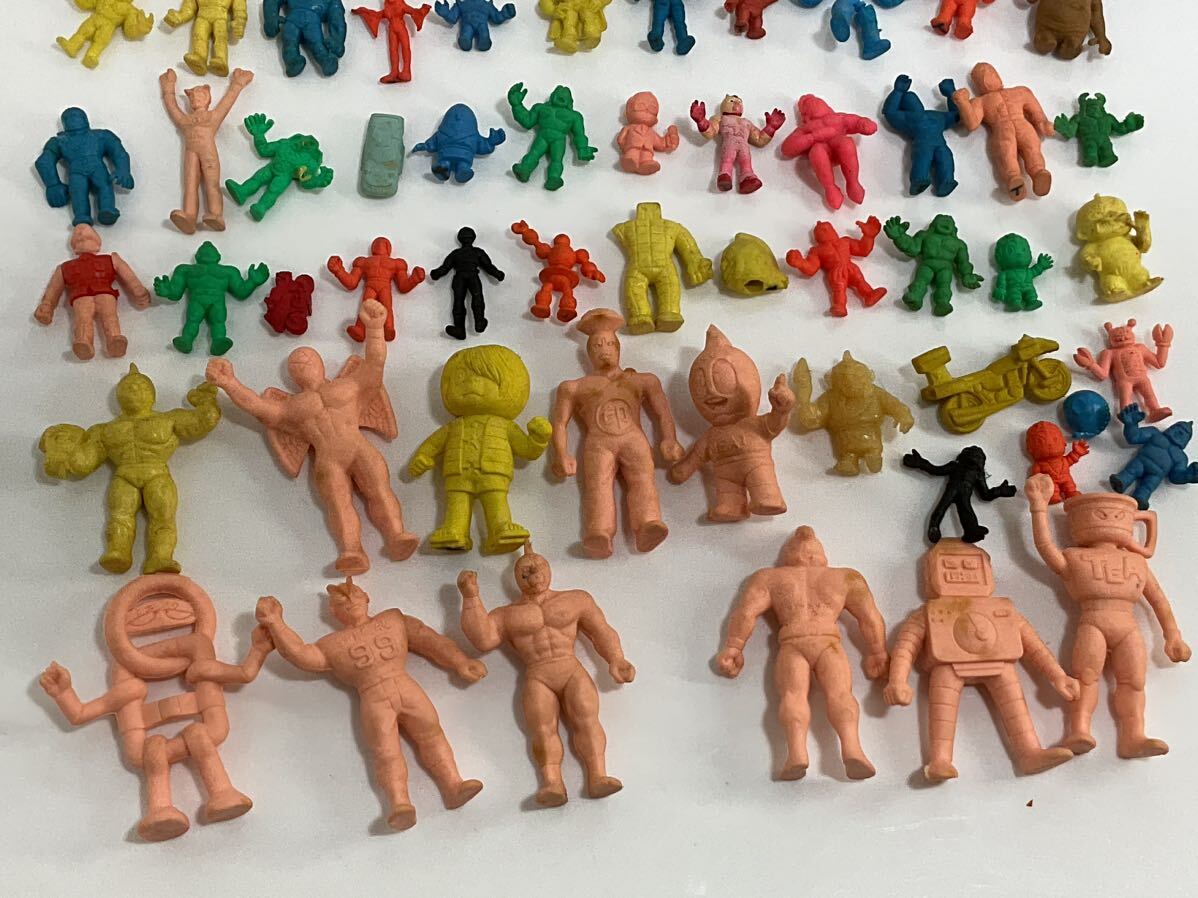  details image equipped Kinnikuman gold erasing eraser retro that time thing other Ultraman . Taro etc. Showa Retro present condition goods set sale ga tea 