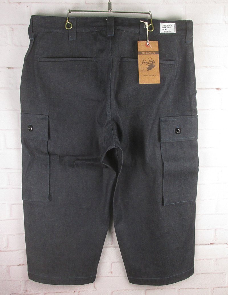 LPP18513 ANDFAMILYS アンドファミリー DENIM ARMY CP PANTS デニム アーミー クロップドパンツ PT-2306740ID L 未使用_画像2