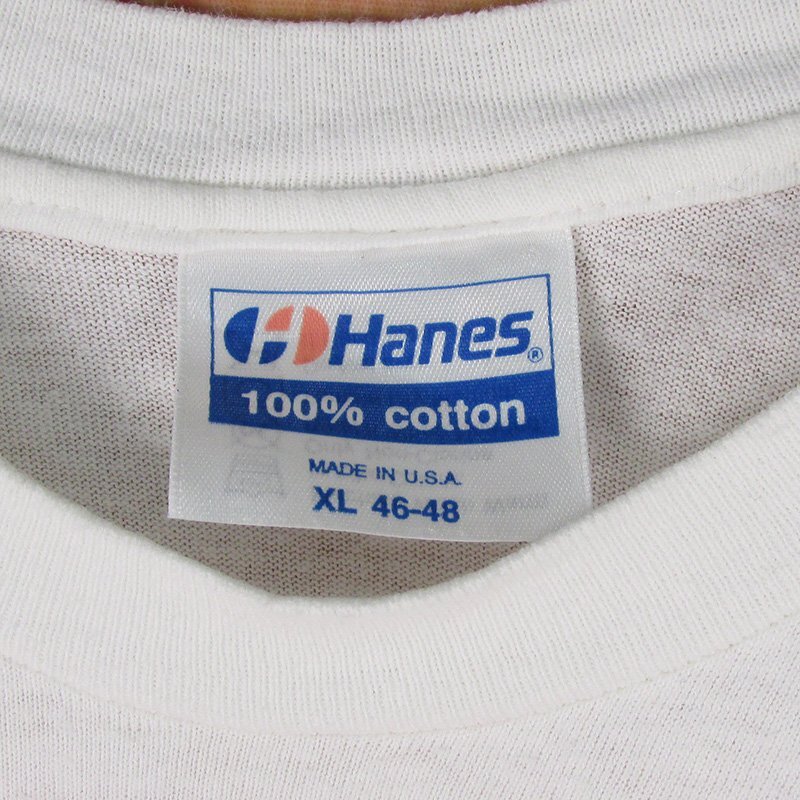 ST10515 80s THE WHO ザ フー 1989 KIDS ARE ALRIGHT ツアー Tシャツ Hanes ロックT USA製 ホワイト XL 46-48（クリックポスト可）の画像3