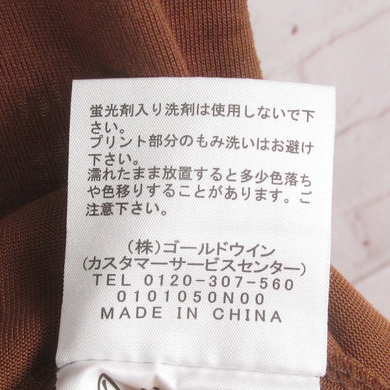 ST10480 THE NORTH FACE ノースフェイス Tシャツ NT32158 L ブラウン（クリックポスト可）_画像4