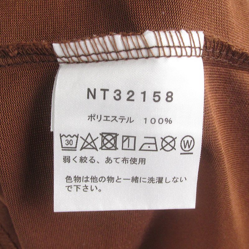 ST10480 THE NORTH FACE ノースフェイス Tシャツ NT32158 L ブラウン（クリックポスト可）_画像5