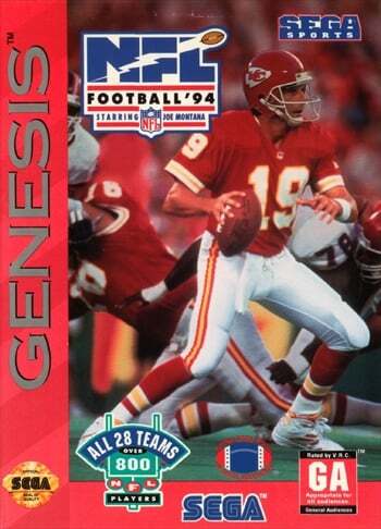 送料無料 北米版 海外版メガドライブ NFLフットボール'94 GENESIS NFL Football '94 Starring Joe Montana ジェネシス _画像1