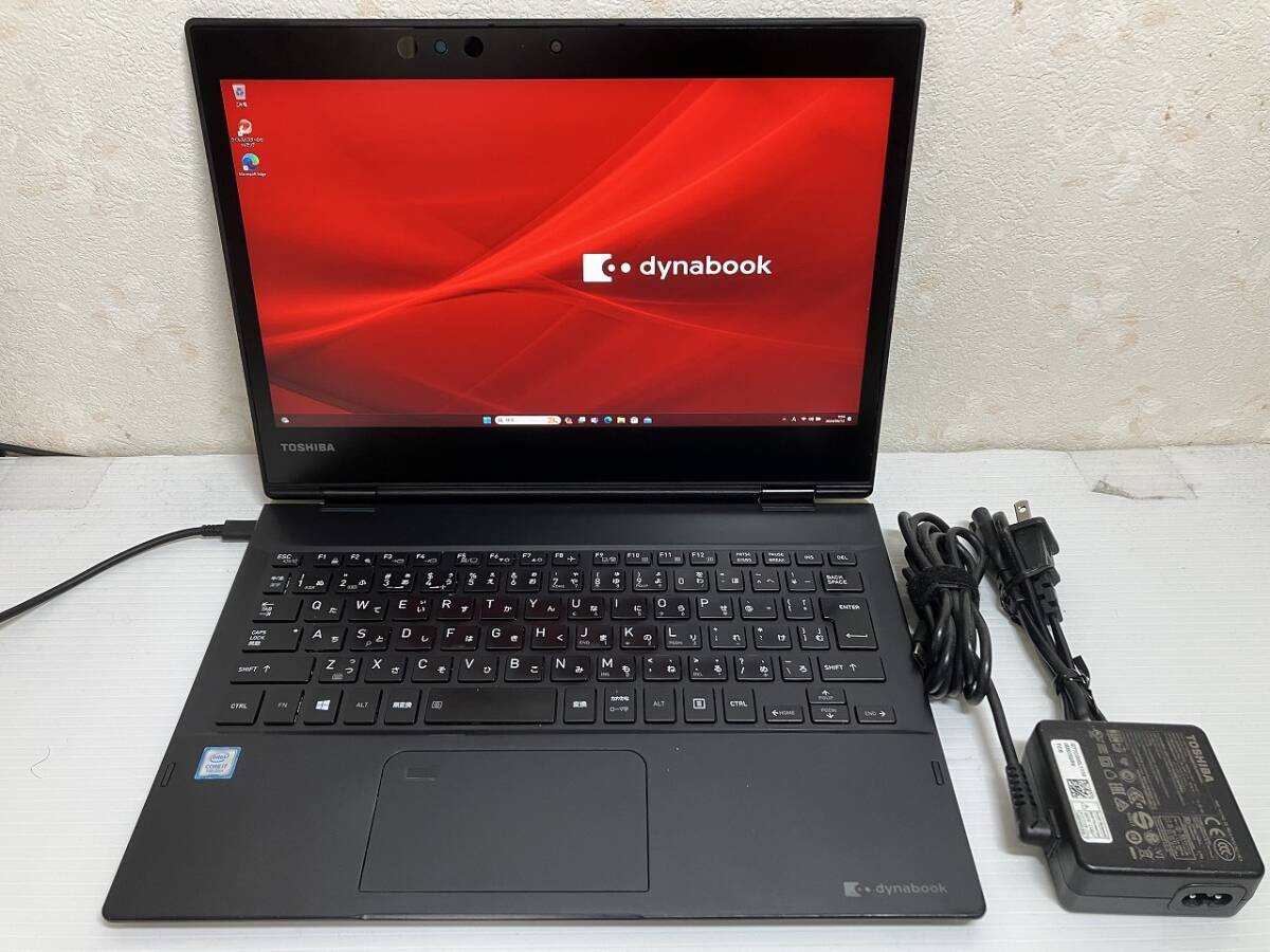  ★ 東芝 dynabook VC72/B タッチパネル FHD1,920x1,080 Win11pro OfficeProlPlus2019 Core i7-7500U 2.7G 8GB SSD256GB カメラ付 ★_画像1