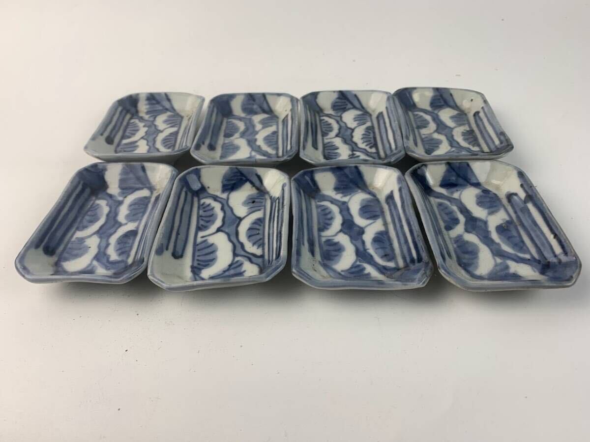 [.] era Imari . old Imari legume plate small plate soy sauce plate . sheets blue and white ceramics tableware pastry plate antique goods old fine art antique 
