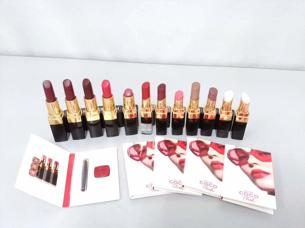 [ beautiful goods ]CHANEL Chanel ROUGE COCO rouge here lipstick sample contains lipstick total 17 point / flash / car in / Baum / cosme /LIA52