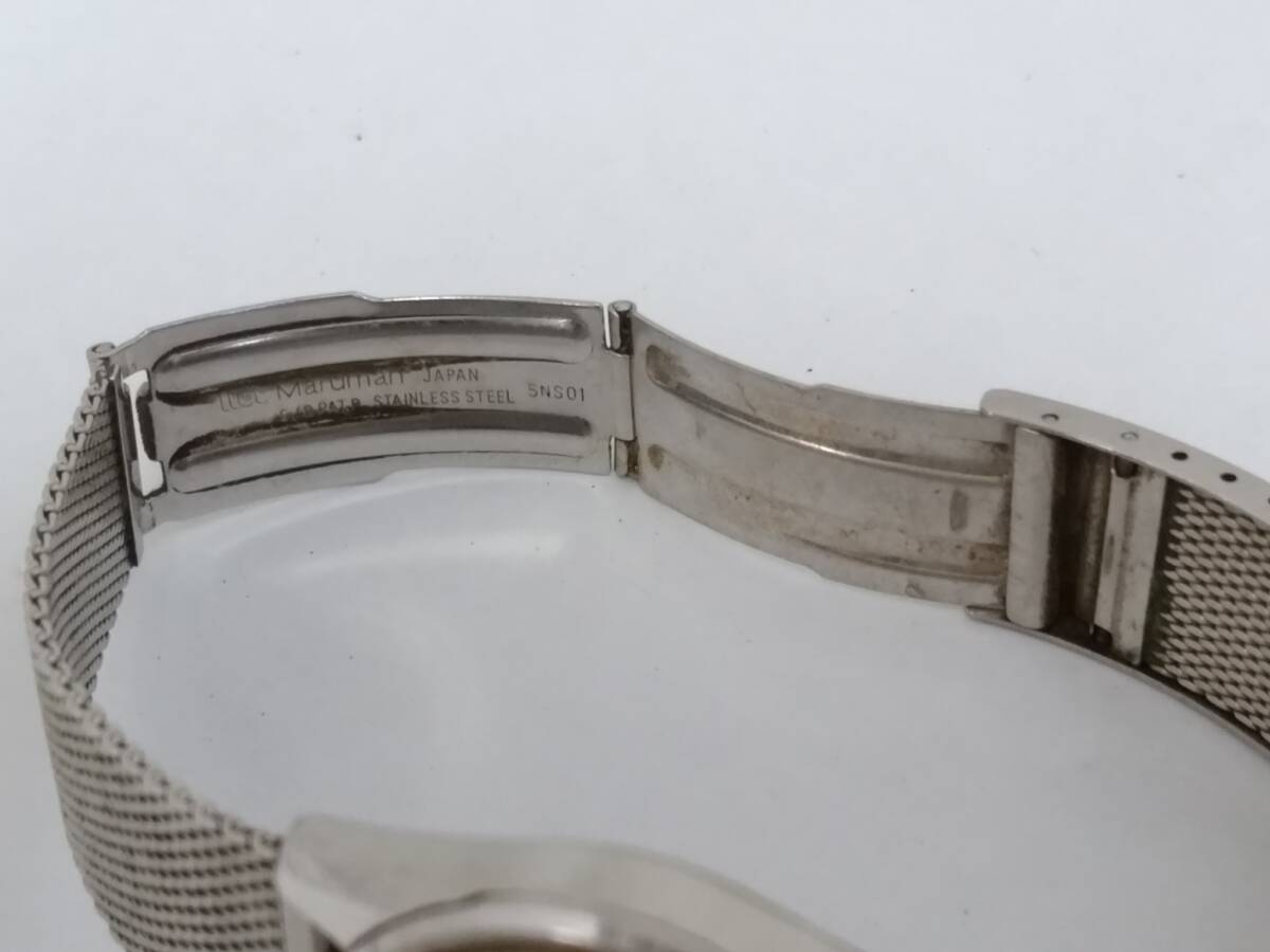 [ junk ]SEIKO Seiko LORD MARVEL load ma- bell 36000 5740-8000 Vintage hand winding wristwatch / silver group face /06KO050104